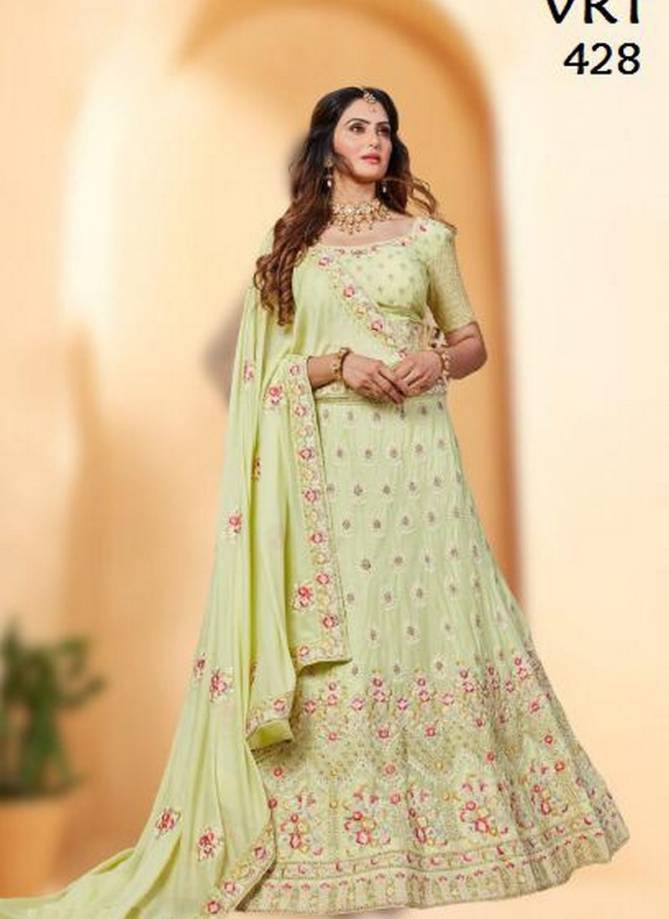 VRT WARM Designer Heavy Latest Wedding Wear Fancy Work Net Lehenga Choli Collection